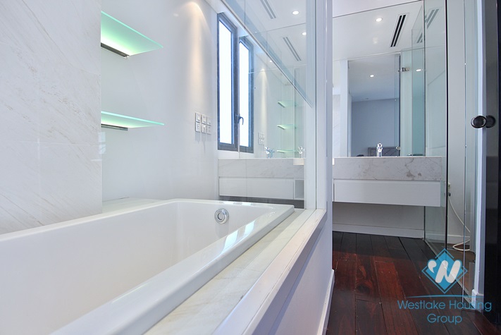 Quality apartment with nice design for rent in Xuan Dieu st, Quang An ward, Tay Ho